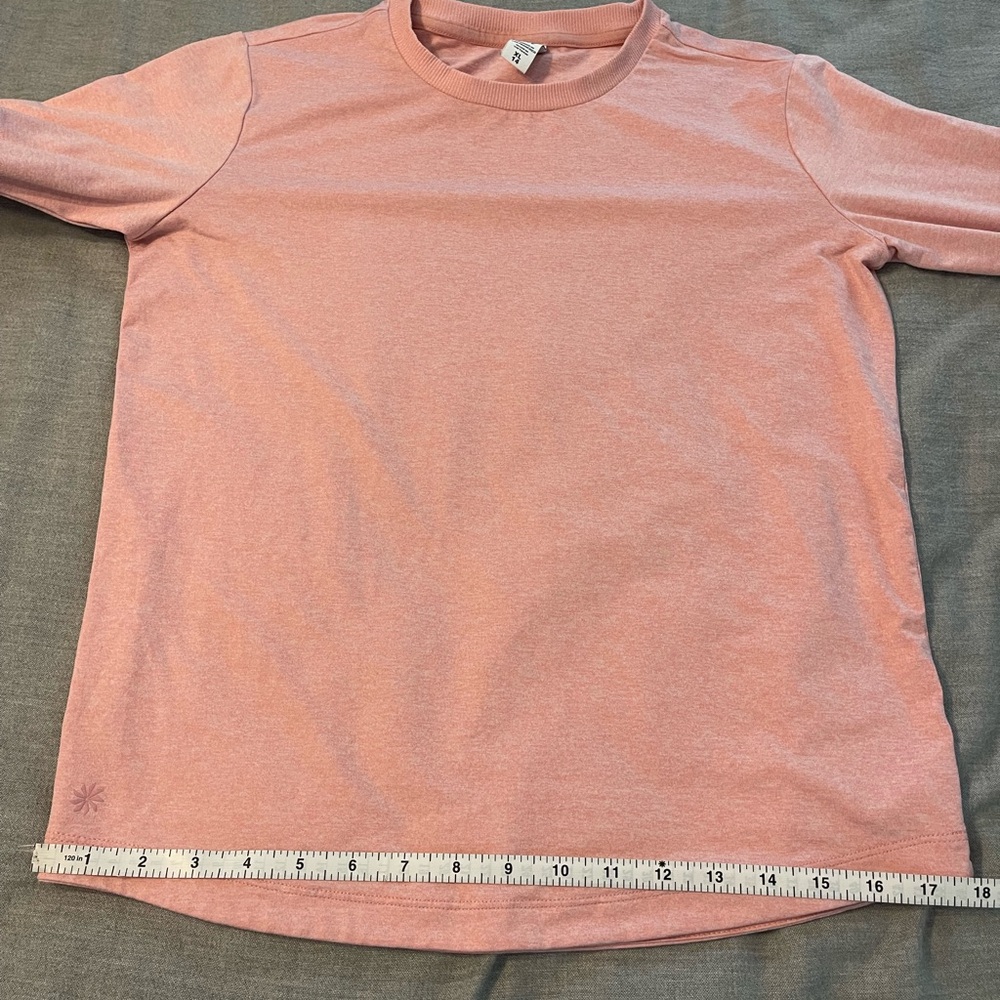 Athleta Girls Pink Long Sleeve Tee